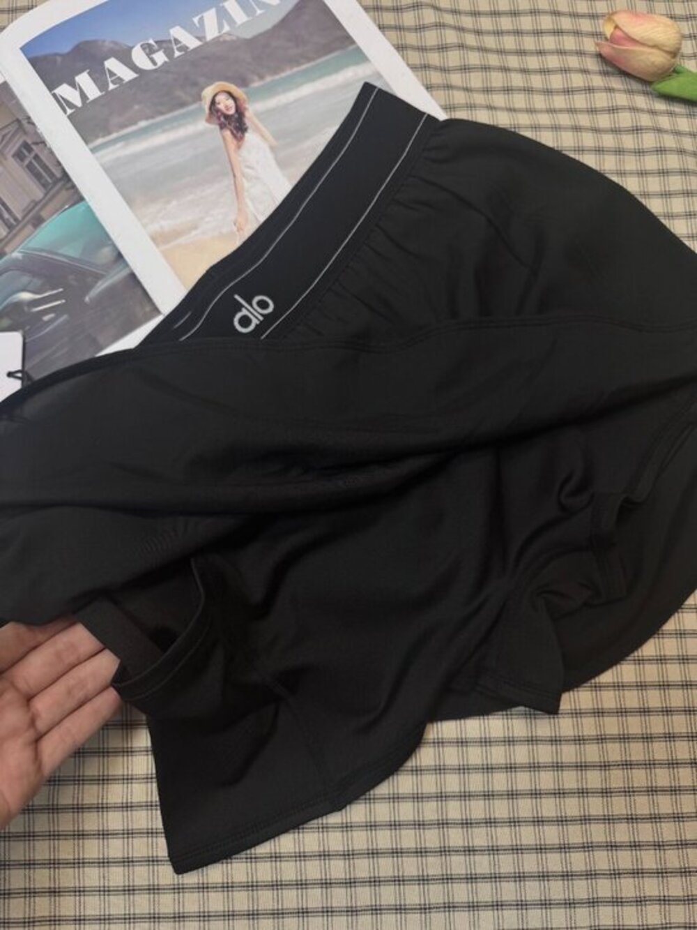 💓ALO Yoga Match Point Tennis Skirt👧 Black NWT Sports/Holiday/Travel - Picture 5 of 6